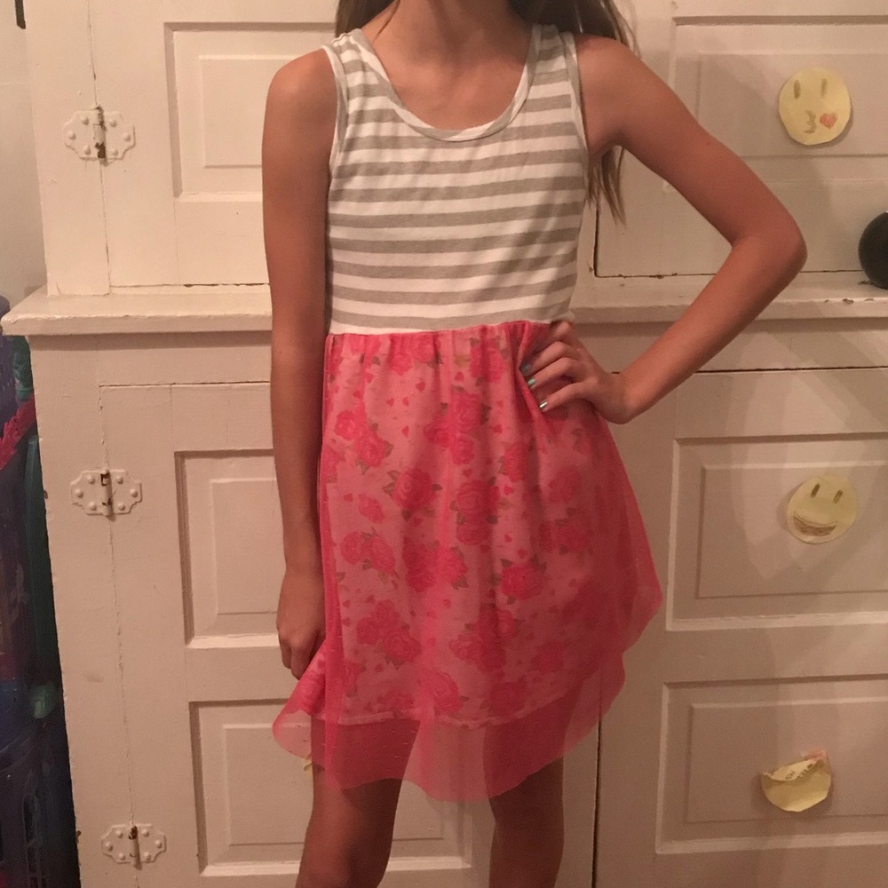 Faded Glory Tank Dress, Girls Size 7/8